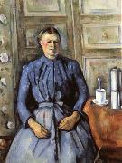 Paul Cezanne La Femme a la cafetiere oil on canvas